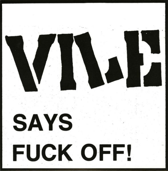 Vile  ‎– Vile Says Fuck Off EP